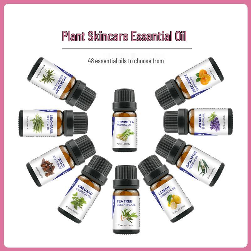 Lavender, Tea Tree, Rose, Sweet Orange & Rosemary Essential Oil for Face Massage & Aromatherapy