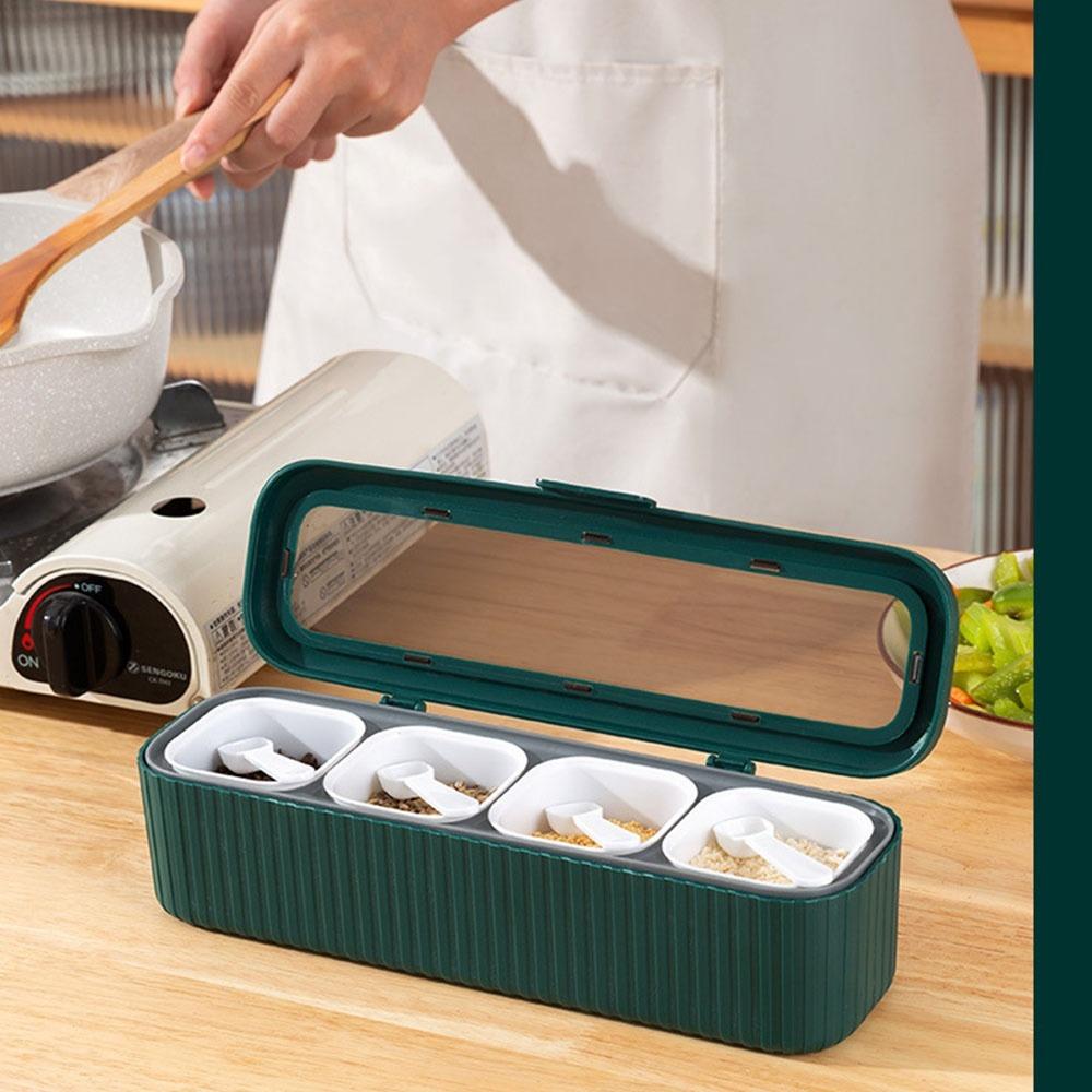 

Пластиковая банка для приправ, комбинированный набор, банки для приправ, новая коробка для приправ, кухня