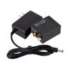 Digital to Analog Audio Converter, 3.5mm Jack, Coaxial & Optical Inputs, Plug and Play