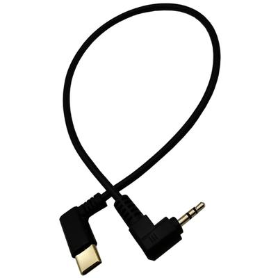 Abgewinkeltes Typ C auf 2,5 mm Audiokabel USB Typ C auf 2,5 mm Stecker Aux-Kopfhörerkabel zur Verbesserung der Klangqualität