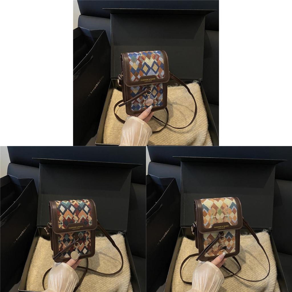 Vintage Small Square Bag With Pu Material For Daily Casual Wear