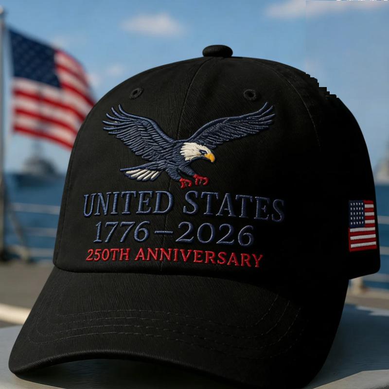 U.s. 250th anniversary retro washed cap 250th anniversary retro hat
