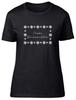 Merry Christmas In German Fitted Womens Ladies T Shirt