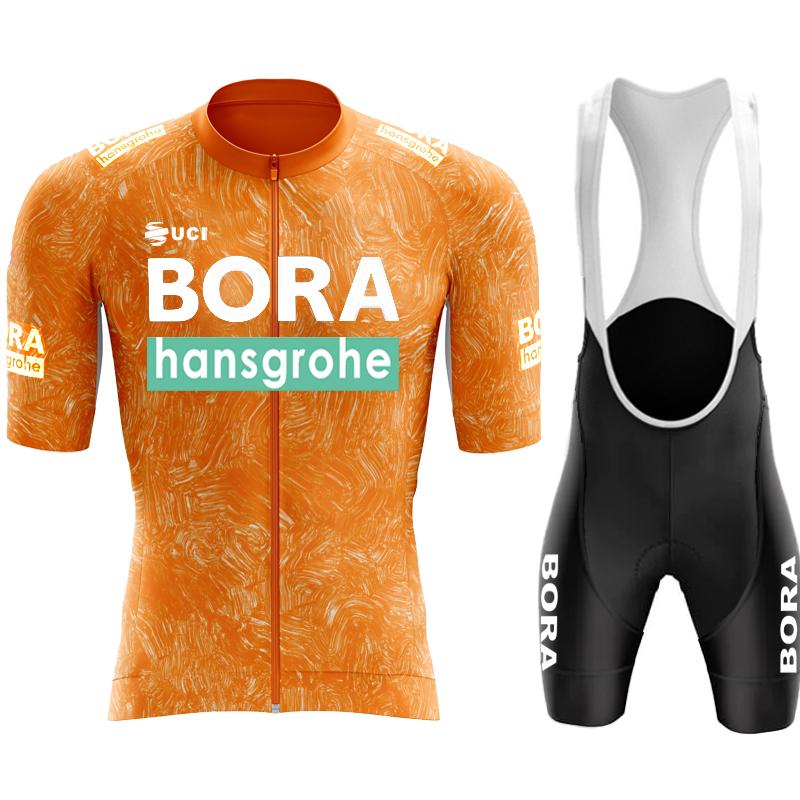 Letnia odzież rowerowa 2026 MTB Koszulka UCI BORA Odzież męska Męska odzież rowerowa Wiosenne męskie zestawy rowerowe Zestaw sportowy Spodnie żelowe Jednolity szosowy
