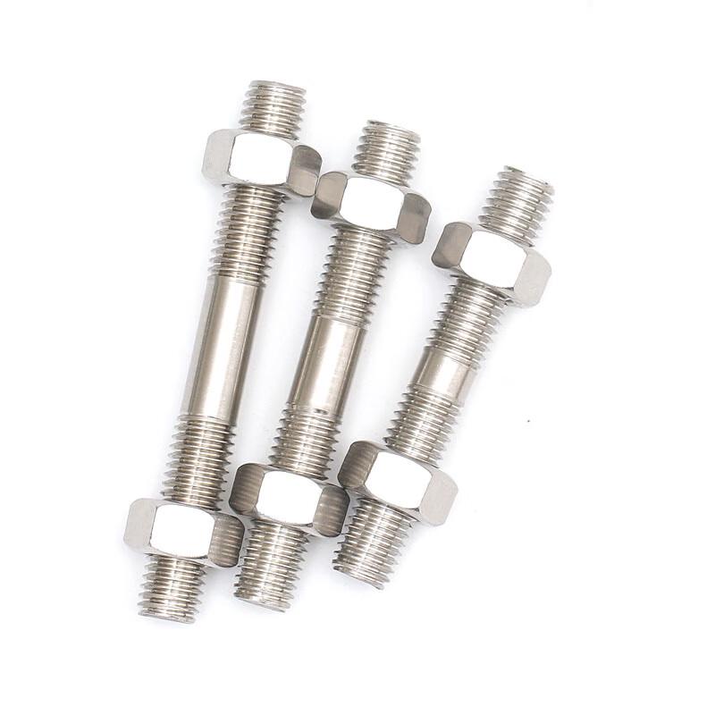 304 Stainless Steel Double-Ended Screw and Nut Set
