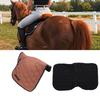 ABRASING Proof Horse Saddle Pad, PU Lther Horse Saddle with Strong Brthability 42.13x25.59in