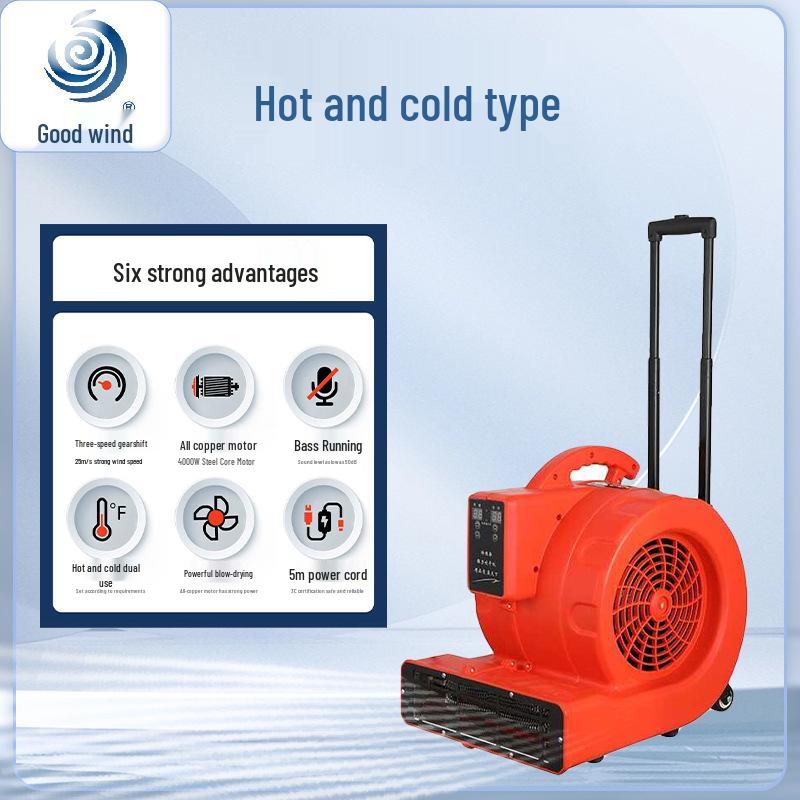 Powerful 3-Speed Electric Hot & Cold Floor Dryer for Home & Hotel Use