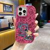 Phone Case: 2D flat design suitable for iPhone 18 17 16 15 14 13 Pro protective case, couple style, street fashion, Christmas and Halloween gift