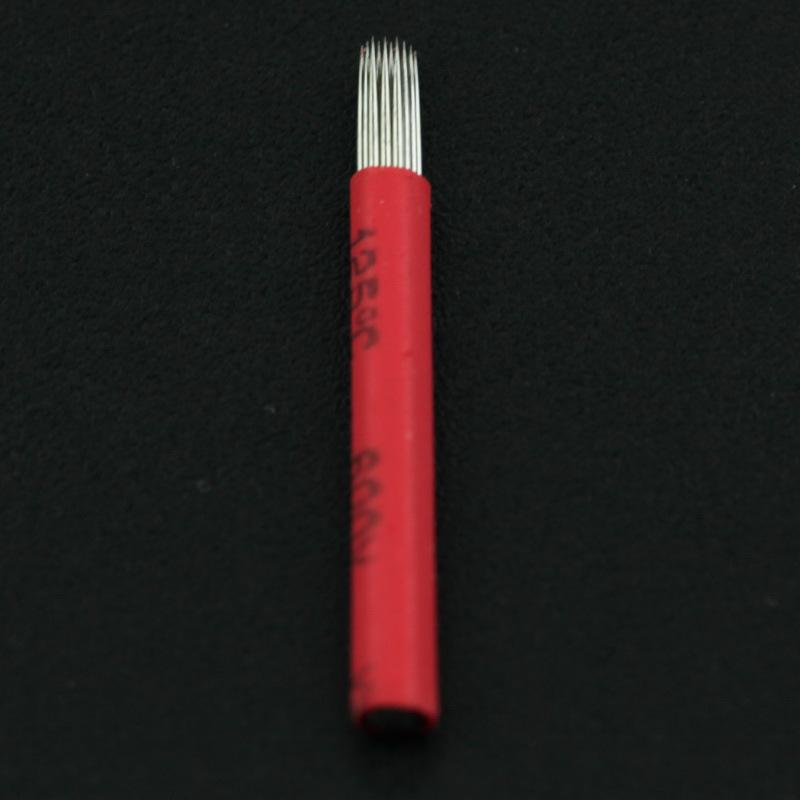 Microblading Manual Shading Needles: Water Mist, Sea Algae, Feathering, Smoke Mist, Light Oxygen for Round 3 To 40 Needles