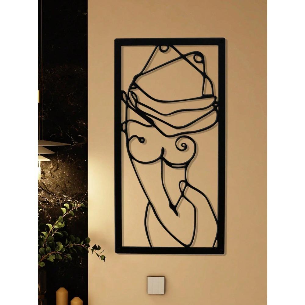 Creative Metal Wall Art Modern Minimalist Home Decor for Bedroom Living Room