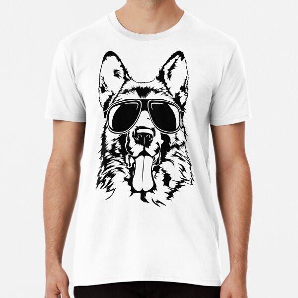 

Крутые солнцезащитные очки немецкая овчарка собаки Премиум от S до 5XL Сделано в Австралии/США Футболка 2XL