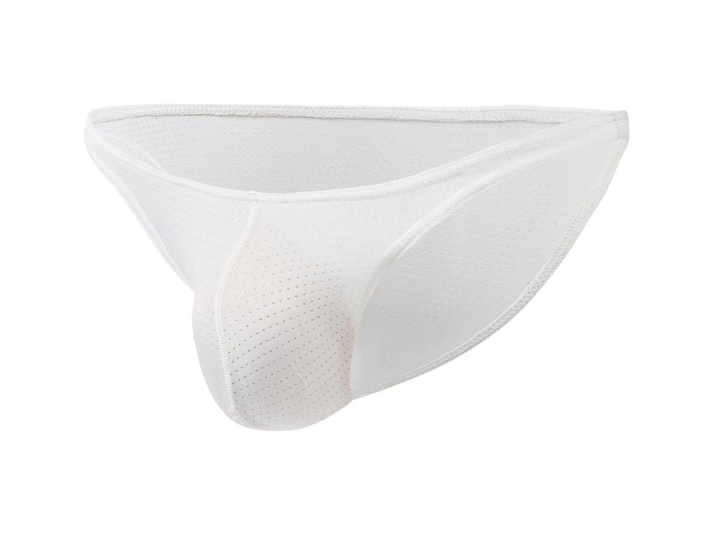Men's Low-Waist Sexy Breathable Mesh Triangle Briefs Bikini E-091