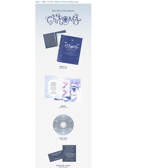 Hebi - Hebi 1st Mini Album Chroma (Diary Ver.) - Release date  2025-04-22