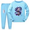 5625 Kids Girls Lily Lovebraids Sleepwear Pajamas Long Sleeves Top T-shirt Pants Sets