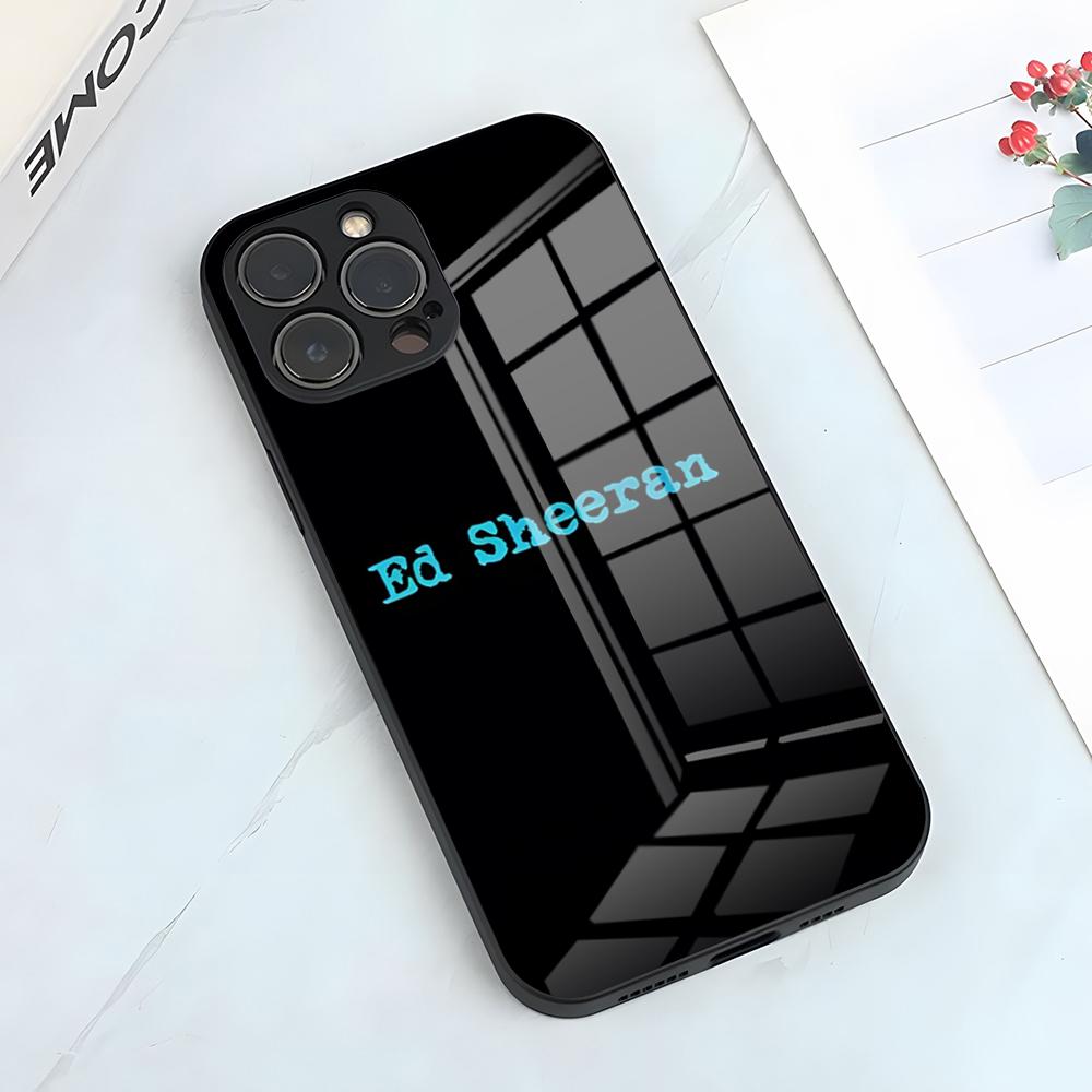 Singer Ed Sheeran Phone Case For IPhone 17 Pro Max 15 Pro 16 14 Plus 12 13 Mini 11 Pro Shockproof Glass Cover