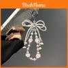 Elegant Pvc Butterfly Bow Pearl Phone Lanyard For Women And Men
