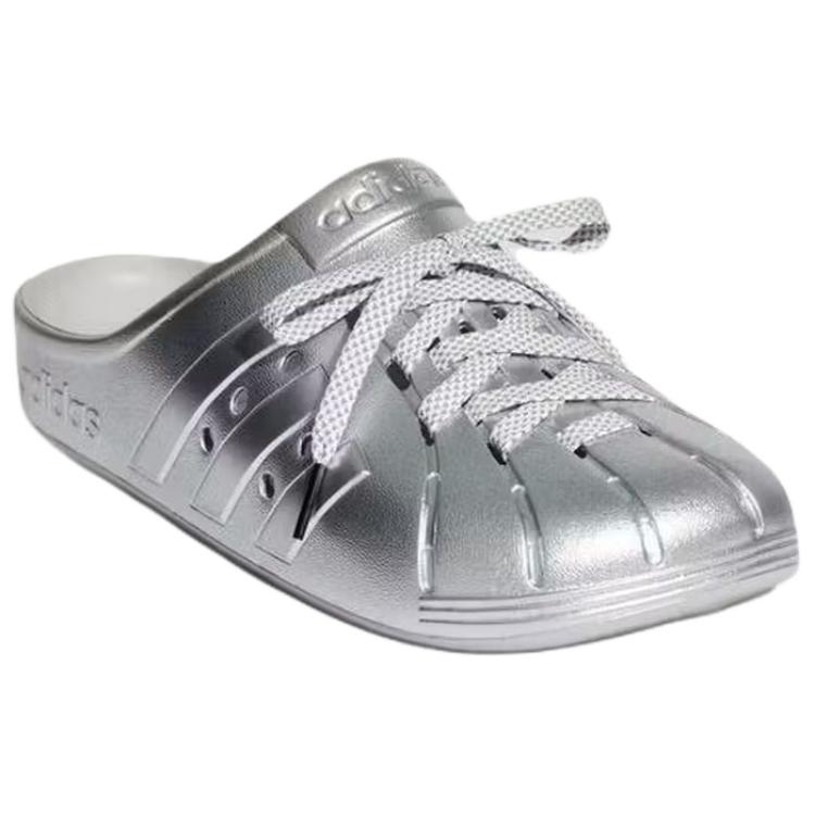 Adidas ADILETTE CLOGS Unisex Silver LA5011