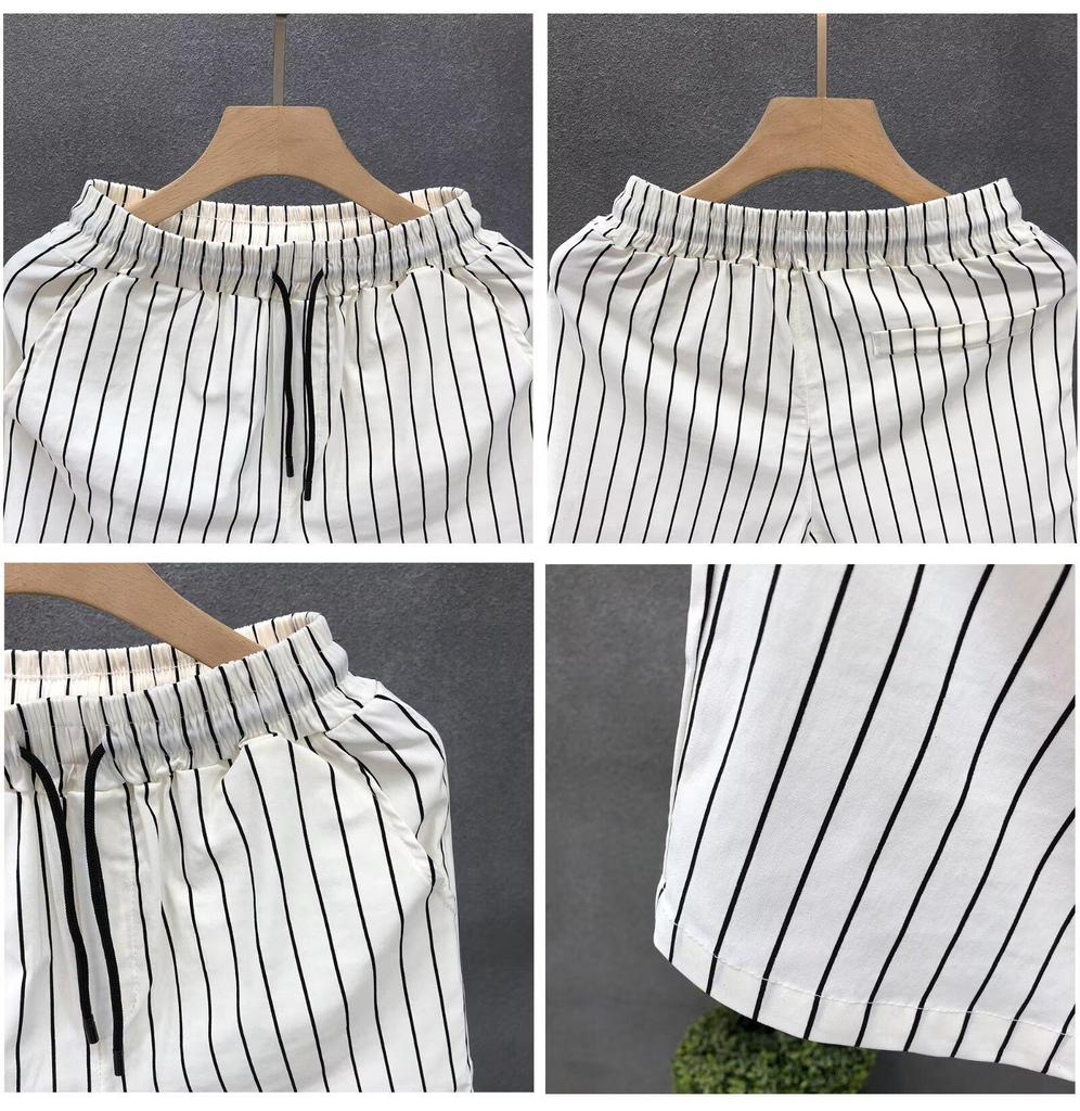 Men's 2025 Summer Striped Sports Shorts - Super Short, Casual Running Wear