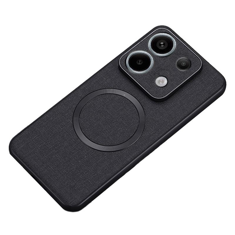 For Xiaomi Redmi Note 13 Pro 5G/Poco X6 5G Cell Phone Case Cloth Texture Cover Compatible with MagSafe
