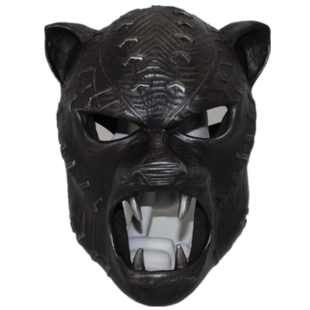 High-quality Resin Black Panther Mask For Halloween Costume Parties And Roleplay Events