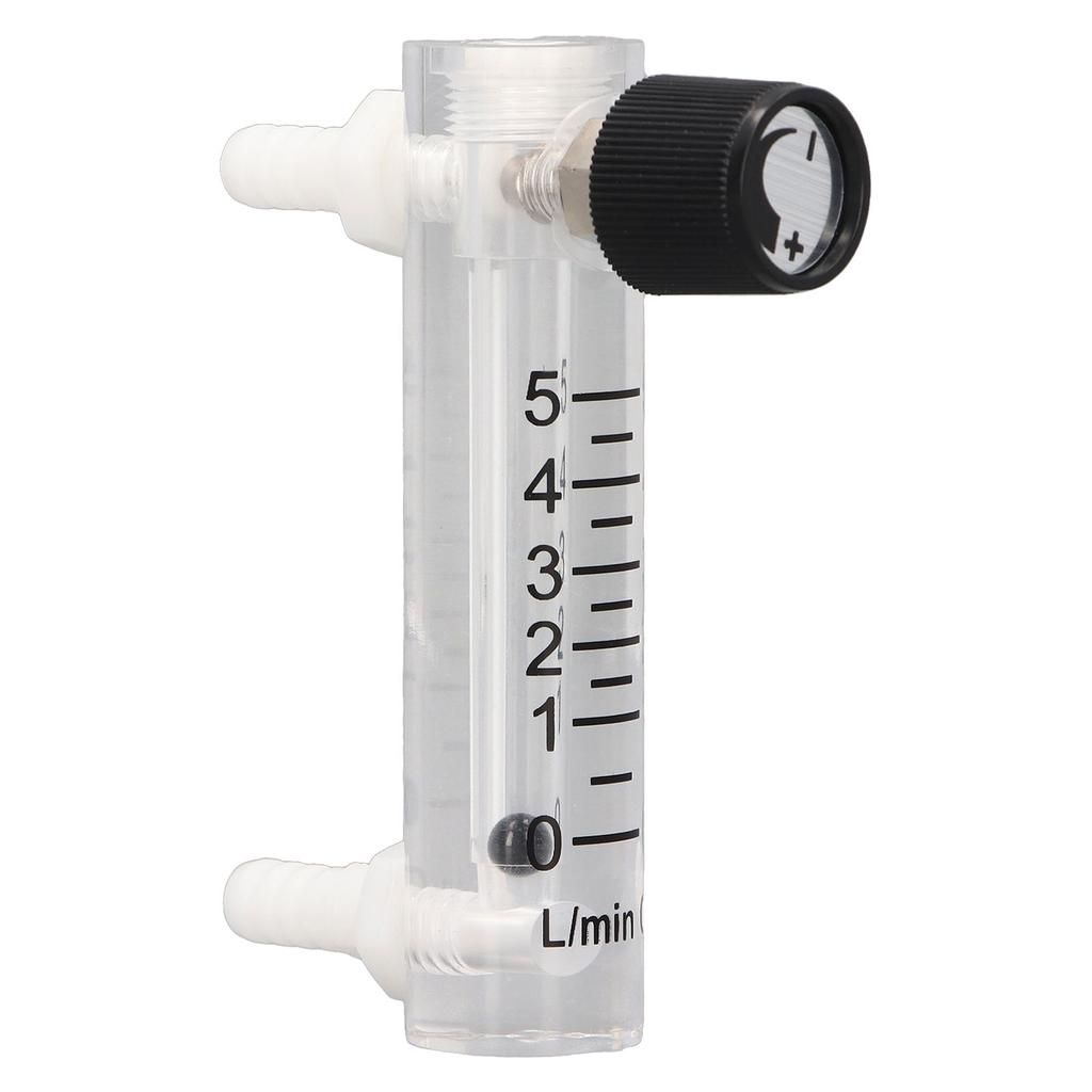 0‑5LPM Adjustable Air Flow Meter High Accuracy Flowmeter with Scales Panel Mount Type