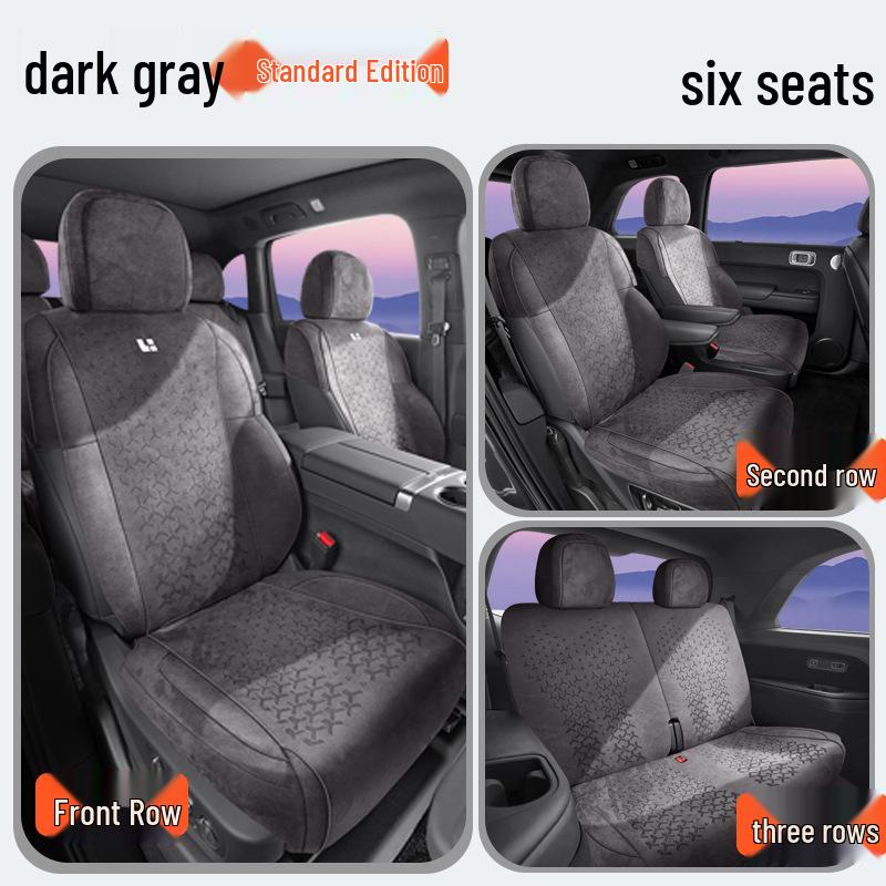 Ideal i8 Car Seat Covers: Universal All-Season Rams Suede Leather Six-Seat Saddle Pads Note: Car Model Year