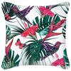 Flamingo Bird Cherry Throw Pillow Cover With Short Plush Print For Living Room Sofa Decoration Cushion Cover Pillow Covers