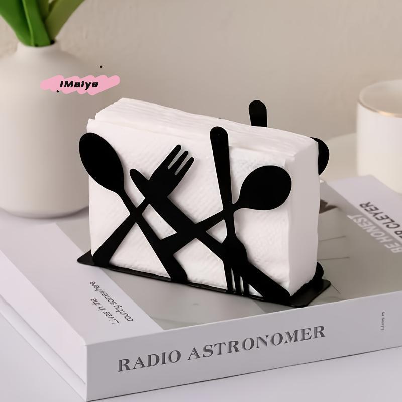 1Pc Lotus Flower Napkin Holder Elegant Metal Stylish Kitchen Dining Tabletop Accessory for Home And Restaurant Use