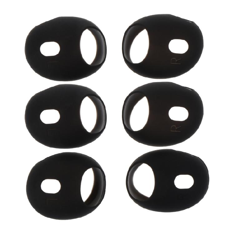 

Earbud Tips Replacement for Pro 2 Earbuds,S/M/L 3 Size Silicone Rubber Flexible Ear Tips Buds Wing Tips чорний