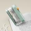 Portable Floss Pick Dispenser with 10 Floss Automatic Pop-Up Dental Flosser Case Reusable Refillable Travel Floss Stick Holder Container Box