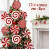 Christmas Decorations For Indoor Christmas Trees: Christmas Tree Decorations With 4 Large Red And Mint Lollipops