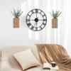 Wood Wall Planter Vase with Artificial Eucalyptus Farmhouse Wall Hanging Planter for Dried Flowers in Living Room Bedroom
