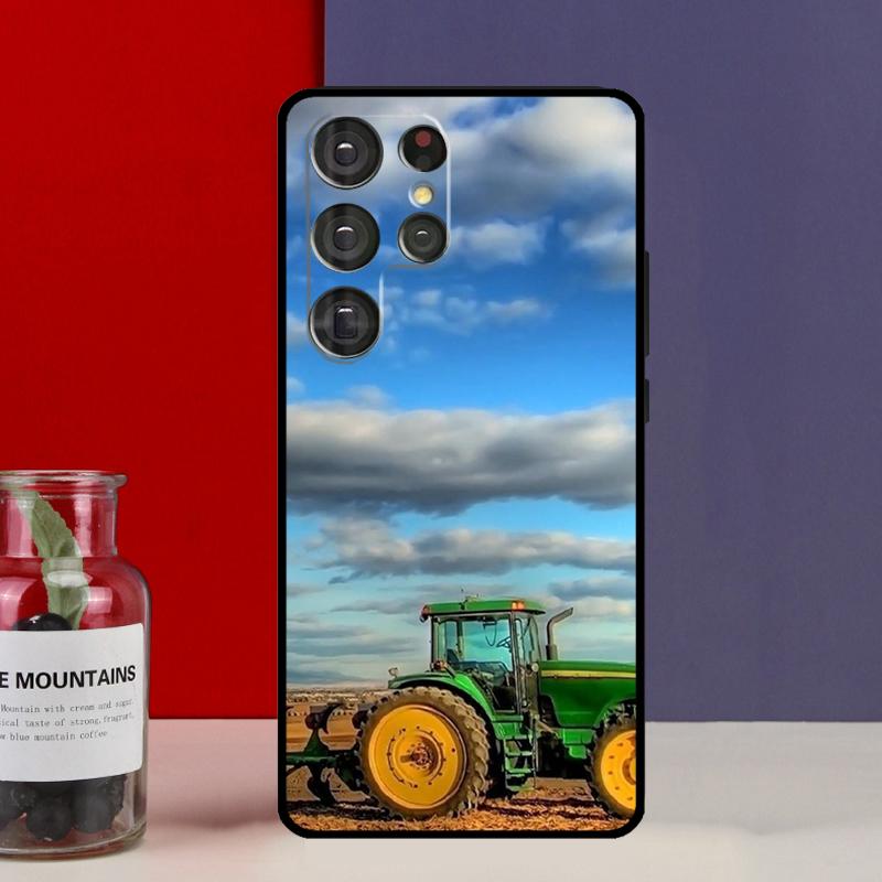 Farm Vehicle Tractor Funda Case For Samsung Galaxy S25 Ultra S9 S10 S20 FE S21 S22 S23 Plus S24 Ultra Phone Cover