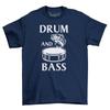 Novelty Unisexs T Shirt Funny 2023 Drum Bass Dad Fishing Top