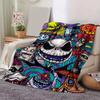 1pc Christmas Nightmare Printing Blanket - Soft, All-Season Throw for Living Room, Beroom,Personalize Gift with Aorable Cartoon Esign
