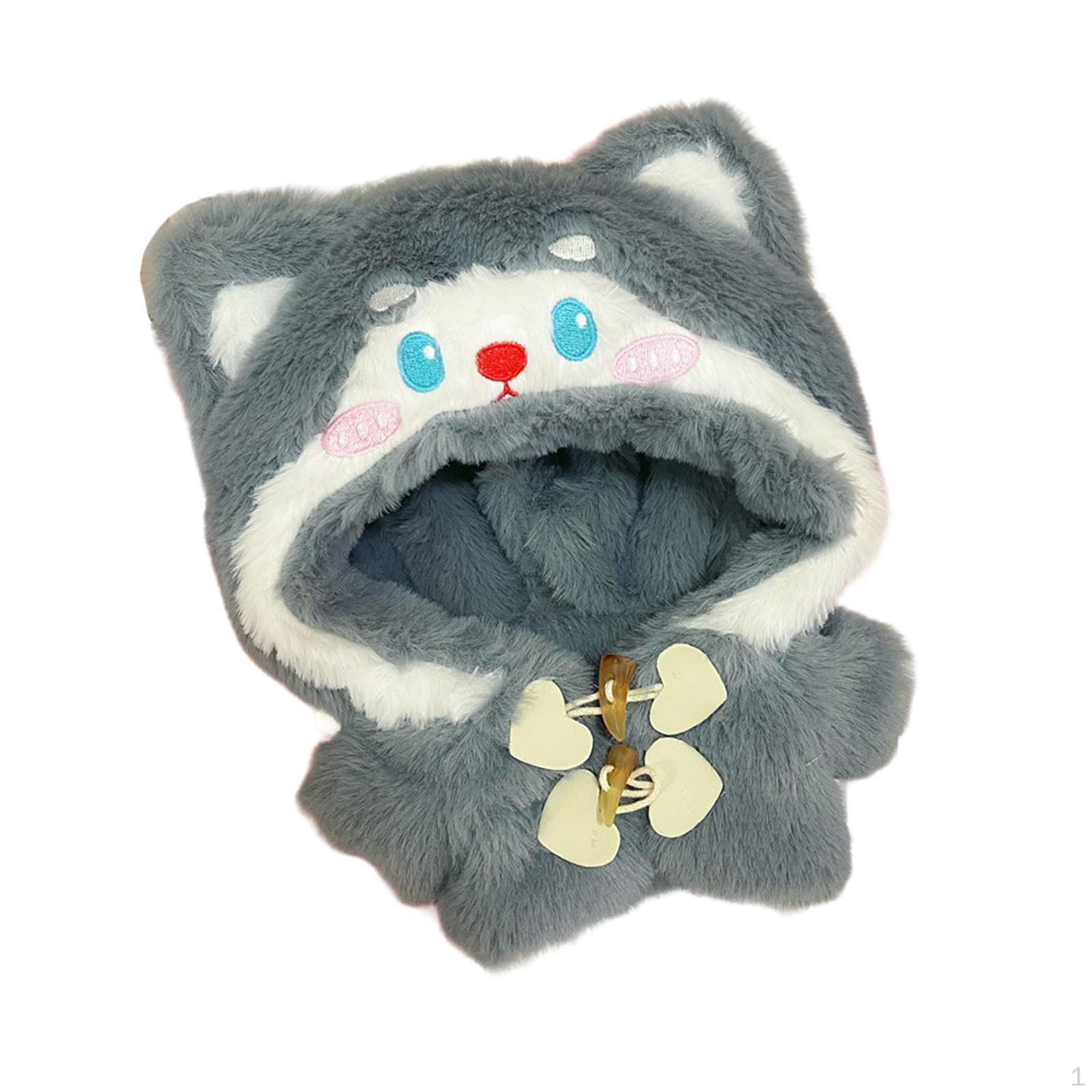 

Очаровательная кукла в капюшоне для кукол ростом 8 дюймов серый