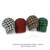 Classic Plaid Baseball Cap Women's Spring Autumn Outdoor Sunscreen Hat