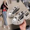 Thick Soled Retro Summer Small White Shoes Female Hipster Student All Casual Board Shoes Female JB606