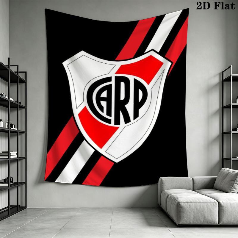 CA River Plate Wall Tapestry Aesthetic Wall Hanging Printed Fabric Blanket Decorative Tapestries for Bedroom Living Room Home Decor