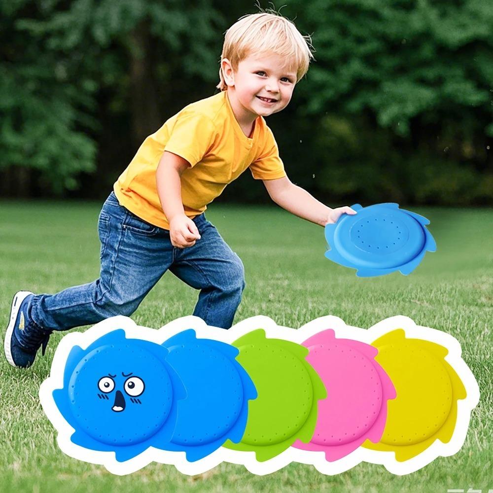 Summer Water Play Toy, Absorbent Sponge Flying Saucer, Outdoor Parent-Child Game for Beach & Pool