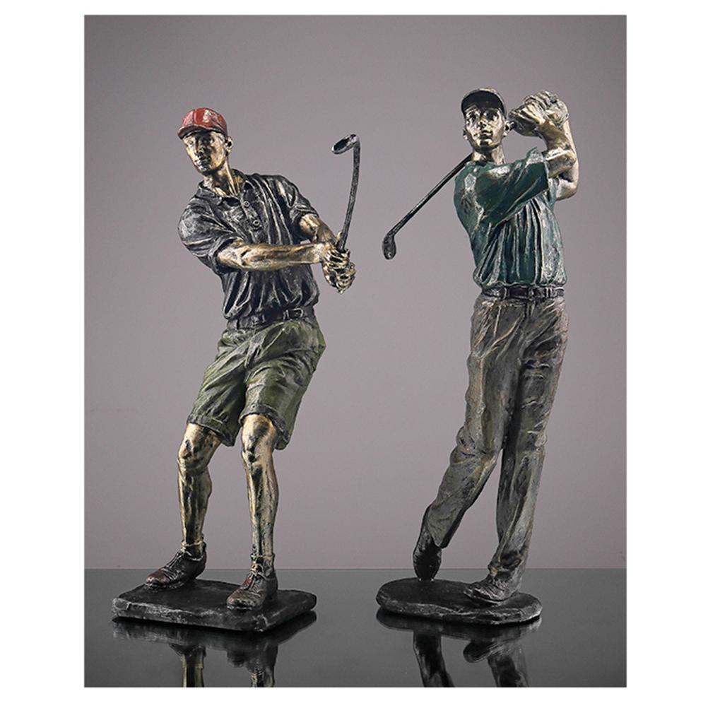 Luxury Character Figurine Modern Sport Statue Art Figurines Nordic Resin Crafts for Living Room Home Decoration