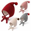 Adjustable Tie Straps Baby Winter Hat Full Ear Coverage Pom Pom Bonnet  Cold Weather Wear