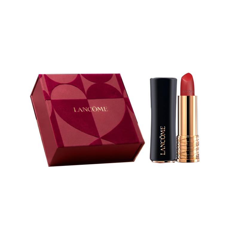 LANCÔME Jingchun Black Gold Tube Lipstick, Valentine's Day Gift Box, Small Waist, Matte, Matte, Colorful and Easy To Apply #295 Tipsy Sweet Tea