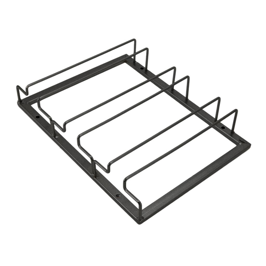 Iron Art Upside Down Wine Glass Holder European Style Hanging Wine Glass Rack Under Cabinet Black