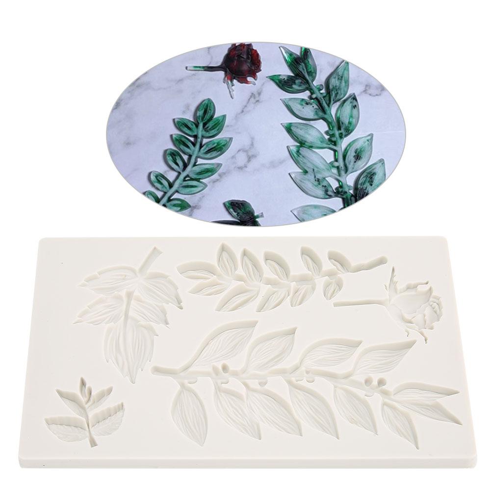 Branch Flower Vine Pattern Silicone Cake Mold Chocolate Fondant Baking Decorating Mould