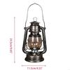 62KD Vintage Metal Oil Lamp Portable Lantern Kerosene Light Outdoor Camping Bar Home Decorations
