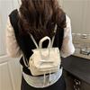 New summer retro beautiful lace edge solid color fashion backpack niche high-end backpack women