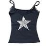 New Summer Gothic Women's Short Sleeve T-shirt: European & American Fashion Hot Girl Top