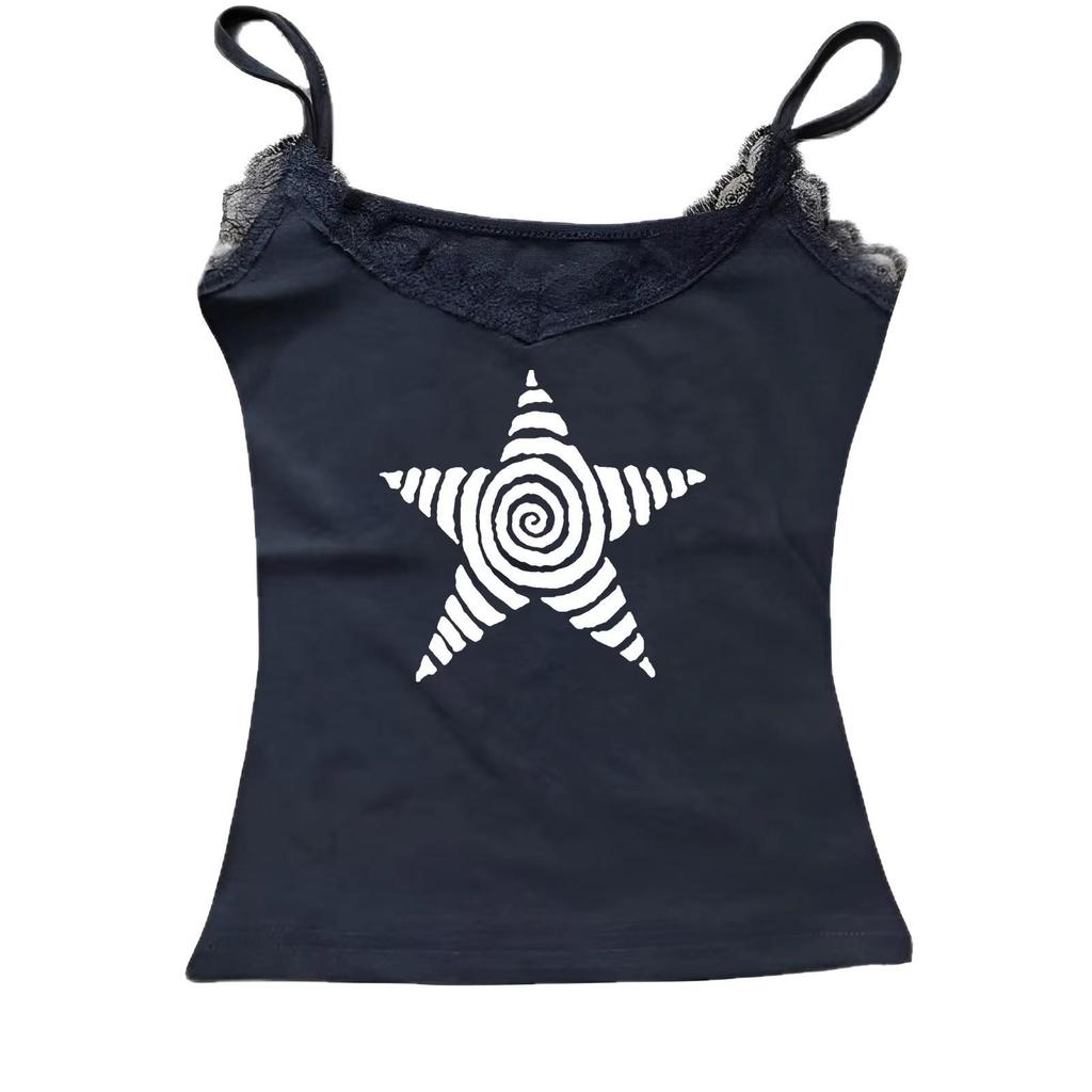 New Summer Gothic Women's Short Sleeve T-shirt: European & American Fashion Hot Girl Top
