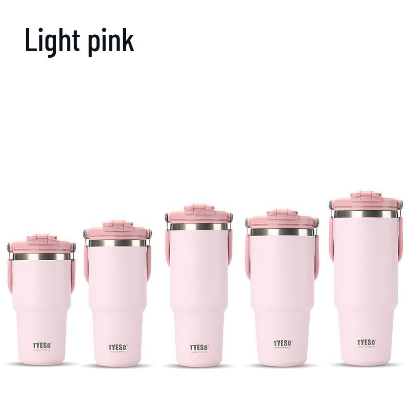 TYESO Stainless Steel Insulated Sports Water Bottle - Large Capacity, Handheld, Car-Friendly